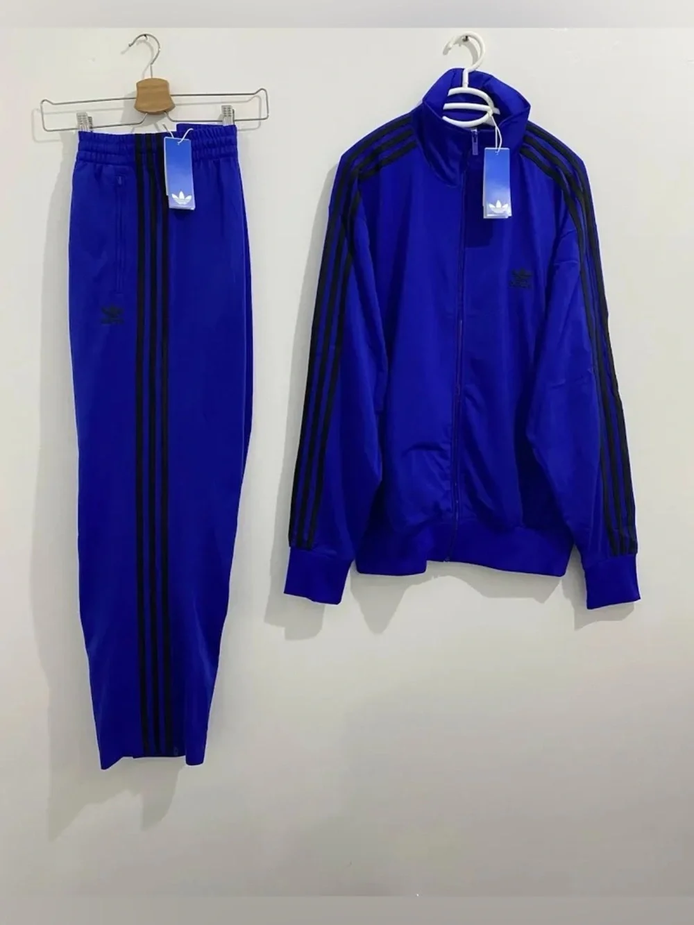 Adidas Originals [M-L] Men’s Firebird Track Suit Lucid Blue/Black JY1346/JY1352